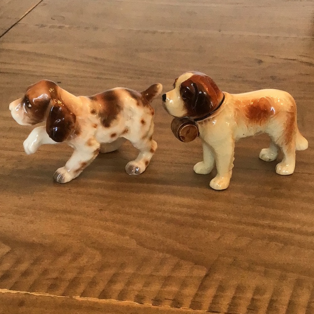 Vintage Saint Bernard from Goebel and vintage cocker spaniel figurines - Picture 3 of 14